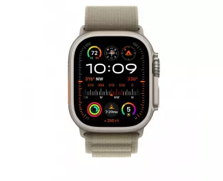Ремешок для Apple Watch Ultra 49mm Apple Alpine Loop Olive - Medium (MT5U3)