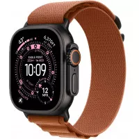 Ремешок для Apple Watch Ultra 49mm Apple Alpine Loop Terra Cotta - Black Titanium Finish - Small (MG9D4)
