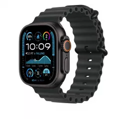Ремешок для Apple Watch Ultra 49mm Apple Ocean Band Black - Black Titanium Finish (MYPD3)