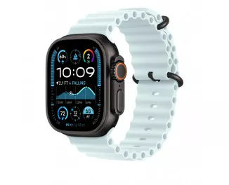 Ремешок для Apple Watch Ultra 49mm Apple Ocean Band Ice Blue - Black Titanium Finish (MYP83)
