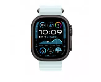 Ремешок для Apple Watch Ultra 49mm Apple Ocean Band Ice Blue - Black Titanium Finish (MYP83)