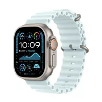 Ремешок для Apple Watch Ultra 49mm Apple Ocean Band Ice Blue - Natural Titanium Finish (MXTF3)
