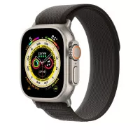 Ремешок для Apple Watch Ultra 49mm Apple Trail Loop Black/Gray - S/M (MQEP3)