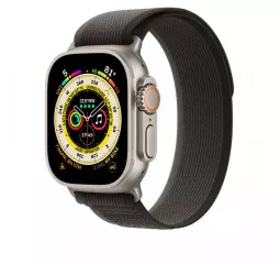 Ремешок для Apple Watch Ultra 49mm Apple Trail Loop Black/Gray - S/M (MQEP3)