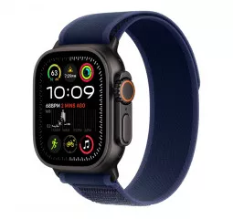 Ремешок для Apple Watch Ultra 49mm Apple Trail Loop Blue - S/M - Black Titanium Finish (MYQ73)