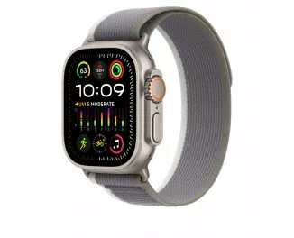 Ремешок для Apple Watch Ultra 49mm Apple Trail Loop Green/Gray - M/L (MT603)