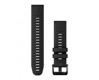 Ремінець для смарт-годинника GARMIN QuickFit 22 Watch Bands Black Silicone (010-13280-00)