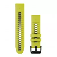 Ремешок для смарт-часов GARMIN QuickFit 22 Watch Bands Electric Lime/Graphite Silicone (010-13280-03)