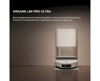 Робот-пилосос Dreame Bot L50 Pro Ultra (RLL84CE) White