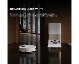 Робот-пилосос Dreame X50 Ultra White (RLX85CE-6-Wh)