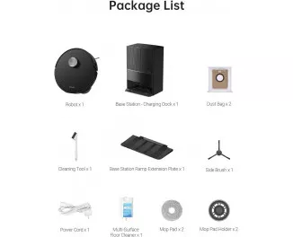 Робот-пилосос DreameBot L20 Ultra (RLX41CEB) Black