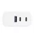 Сетевое зарядное устройство 2E 65W 2хUSB-C/USB-A GAN PD/QC White (2E-WC3USB65W-W)