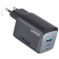 Мережевий зарядний пристрій Anker GaNPrime 67W Black (A2669313)