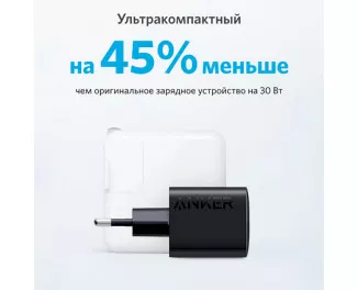 Мережевий зарядний пристрій Anker PowerPort 323 - 33W Dual-Port USB-C (A2331G11) Black