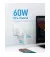 Сетевое зарядное устройство Anker PowerPort + Atom III 45W USB-C+15W USB-A (A2322G21) White