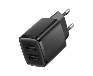 Сетевое зарядное устройство Baseus Compact Charger 2U 10.5W (CCXJ010201) Black