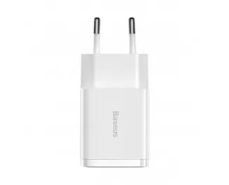Сетевое зарядное устройство Baseus Compact Charger 2U 10.5W (CCXJ010202) White