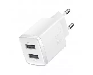 Сетевое зарядное устройство Baseus Compact Charger 2U 10.5W (CCXJ010202) White