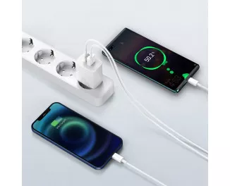 Сетевое зарядное устройство Baseus Compact Quick Charger U+С 20W (CCXJ-B02) White