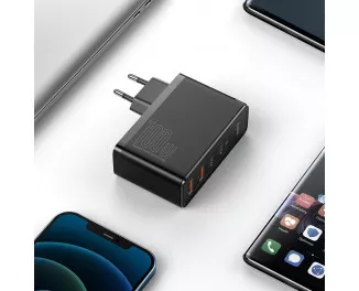 Зарядний пристрій Baseus GaN2 Pro Quick Charger 2C+2U 100W (CCGAN2P-L01) Black