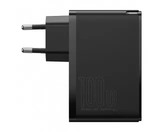 Зарядний пристрій Baseus GaN2 Pro Quick Charger 2C+2U 100W (CCGAN2P-L01) Black