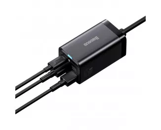 Сетевое зарядное устройство Baseus GaN3 Pro 2U+2C 65W EU (CCGP040101) Black