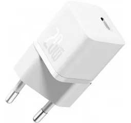 Сетевое зарядное устройство Baseus GaN5 Fast Charger Mini 1C 20W (CCGN050102) EU White