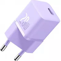 Сетевое зарядное устройство Baseus GaN5 Fast Charger Mini 1C 20W (CCGN050105) EU Purple