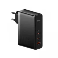 Сетевое зарядное устройство Baseus GaN5 Pro 2C+U 140W EU (CCGP100201) Black