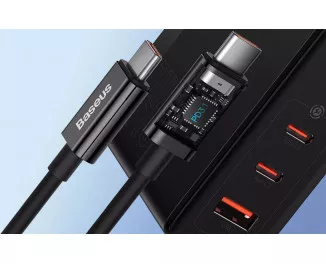 Сетевое зарядное устройство Baseus GaN5 Pro 2C+U 140W EU (CCGP100201) Black