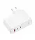 Сетевое зарядное устройство Baseus GaN5 Pro 2C+U 140W EU (CCGP100202) White