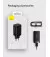 Сетевое зарядное устройство Baseus GaN5 Pro 2C+U 65W EU (CCGP120201) Black