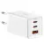 Сетевое зарядное устройство Baseus GaN5 Pro 2C+U 65W EU (CCGP120202) White