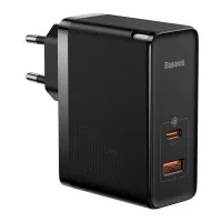 Сетевое зарядное устройство Baseus GaN5 Pro C+U 100W EU (CCGP090201) Black
