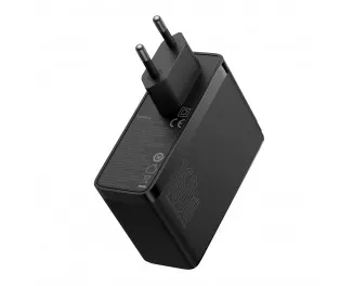 Сетевое зарядное устройство Baseus GaN5 Pro Digital Fast Charger 2C+U 160W EU (P10110825113-00) Cluster Black