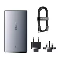 Сетевое зарядное устройство Baseus GaN5 Pro Ultra-Slim C+U 65W (CCGP150113) Gray