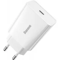 Сетевое зарядное устройство Baseus Speed Mini Quick Charger 1C 20W (CCFS-SN02) White