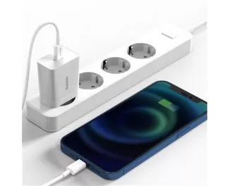Сетевое зарядное устройство Baseus Speed Mini Quick Charger 1C 20W (CCFS-SN02) White