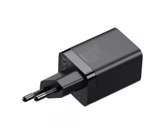 Сетевое зарядное устройство Baseus Super Si Pro Quick Charger C+U 30W (CCSUPP-E01) Black