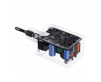 Сетевое зарядное устройство Baseus Super Si Pro Quick Charger C+U 30W (CCSUPP-E02) White