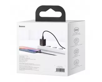 Сетевое зарядное устройство Baseus Super Si Quick Charger 1C 20W (CCSUP-B01) Black