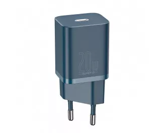 Сетевое зарядное устройство Baseus Super Si Quick Charger 1C 20W (CCSUP-B03) Blue