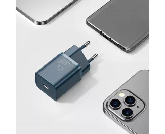 Сетевое зарядное устройство Baseus Super Si Quick Charger 1C 20W (CCSUP-B03) Blue