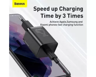 Сетевое зарядное устройство Baseus Super Si Quick Charger 1C 25W (CCSP020101) Black