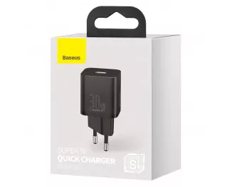 Сетевое зарядное устройство Baseus Super Si Quick Charger 1C 30W (CCSUP-J01) Black