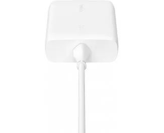 Мережевий зарядний пристрій Belkin 200W 4хUSB-С GAN PD PPS White (WCH015VFWH)