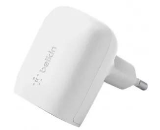 Сетевое зарядное устройство Belkin 20W USB-C PD PPS White (WCA006VFWH)