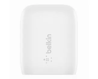 Сетевое зарядное устройство Belkin 20W USB-C PD PPS White (WCA006VFWH)