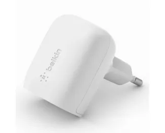 Сетевое зарядное устройство Belkin 20W USB-C PD PPS White (WCA006VFWH)