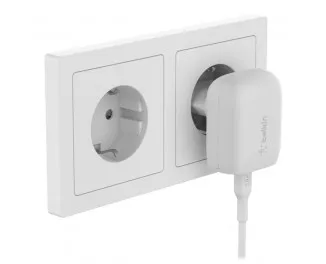 Сетевое зарядное устройство Belkin 20W USB-C PD PPS White (WCA006VFWH)